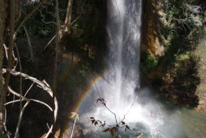 Rainbow across the Tiger Falls