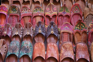 A tourist hit - Rajasthani shoes