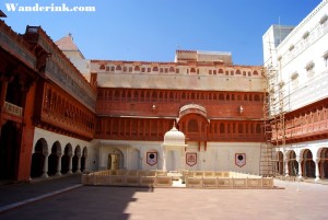 Karan Mahal courtyard