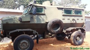 Armoured vehicle near Barsoor forests
