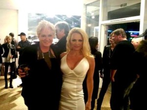 With Baywatch star Pamela Anderson